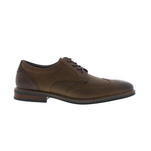 Nunn Bush Mens Centro Flex Wingtip Oxford Brown Shoes (NWT)